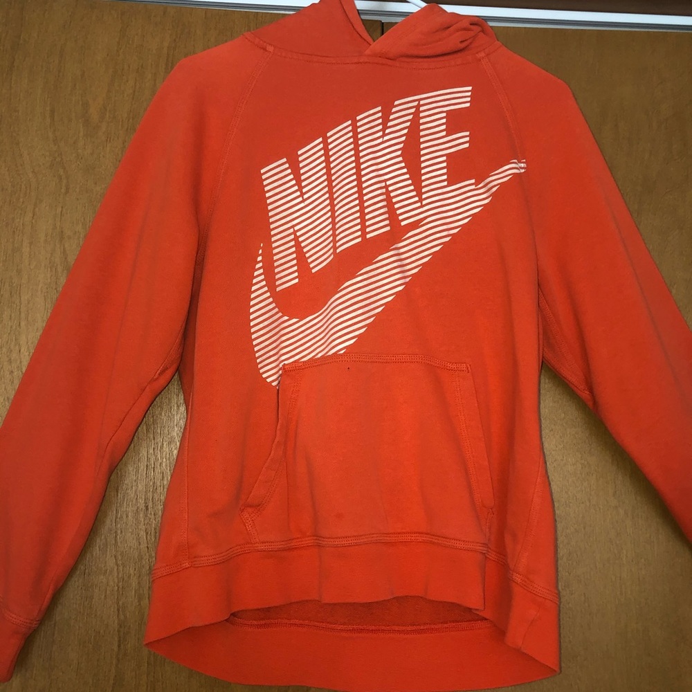 Orange Nike Hoodie